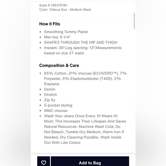 312 SHAPING SLIM WOMEN'S JEANS W31 x L28 - Picture 3 of 7